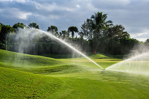 golf course watering